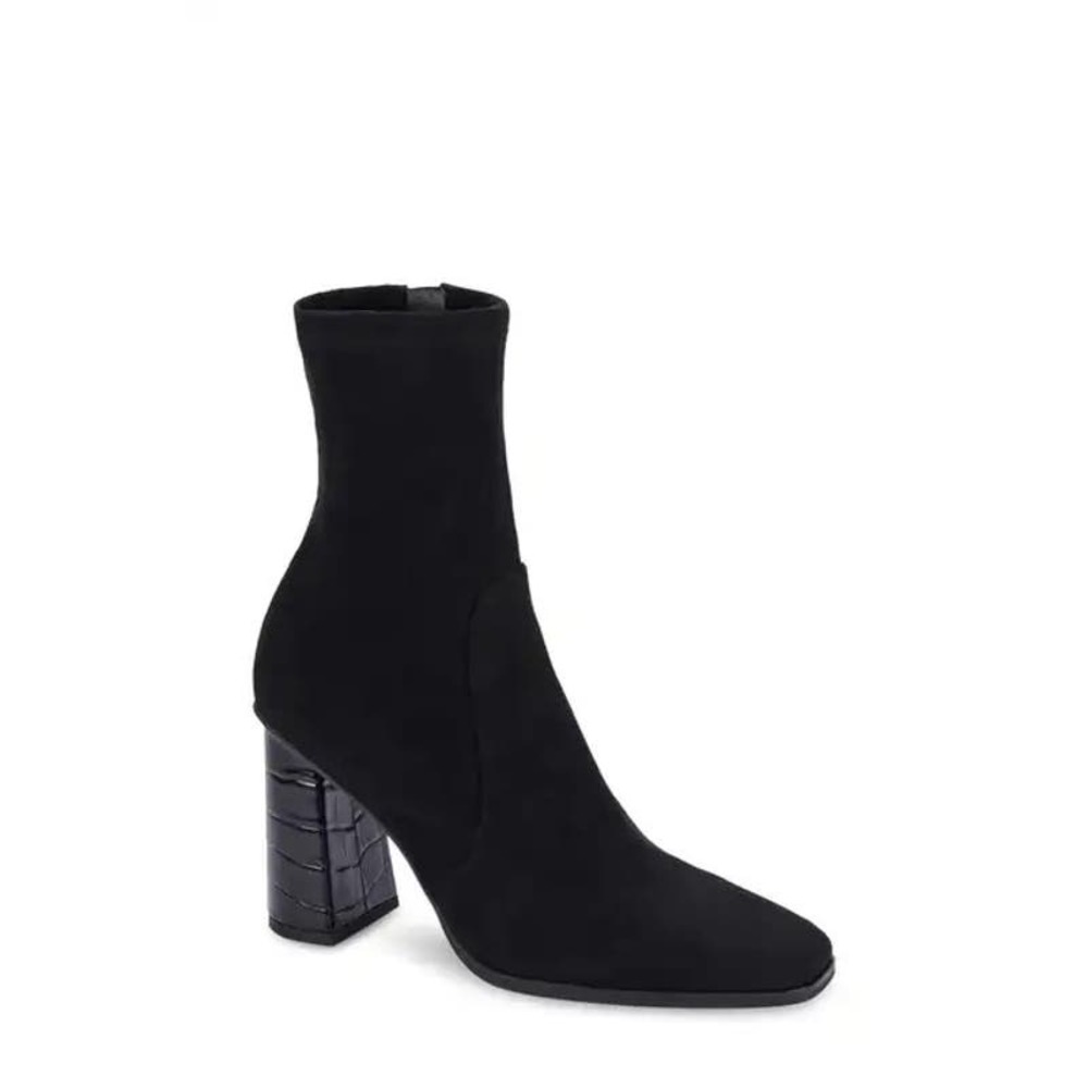 Brand New Designer Dolce Vita Petya Bootie 10M, BLACK STELLA SUEDE